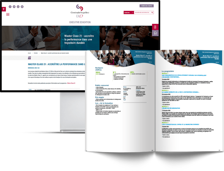 catalogue et site web centrale supelec